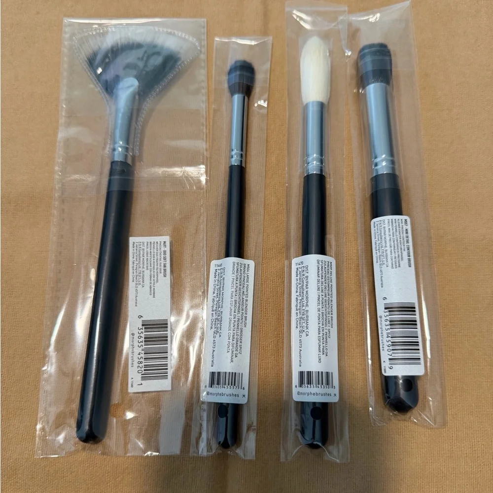 Morphe Makeup Brush 4 Piece Set NEW